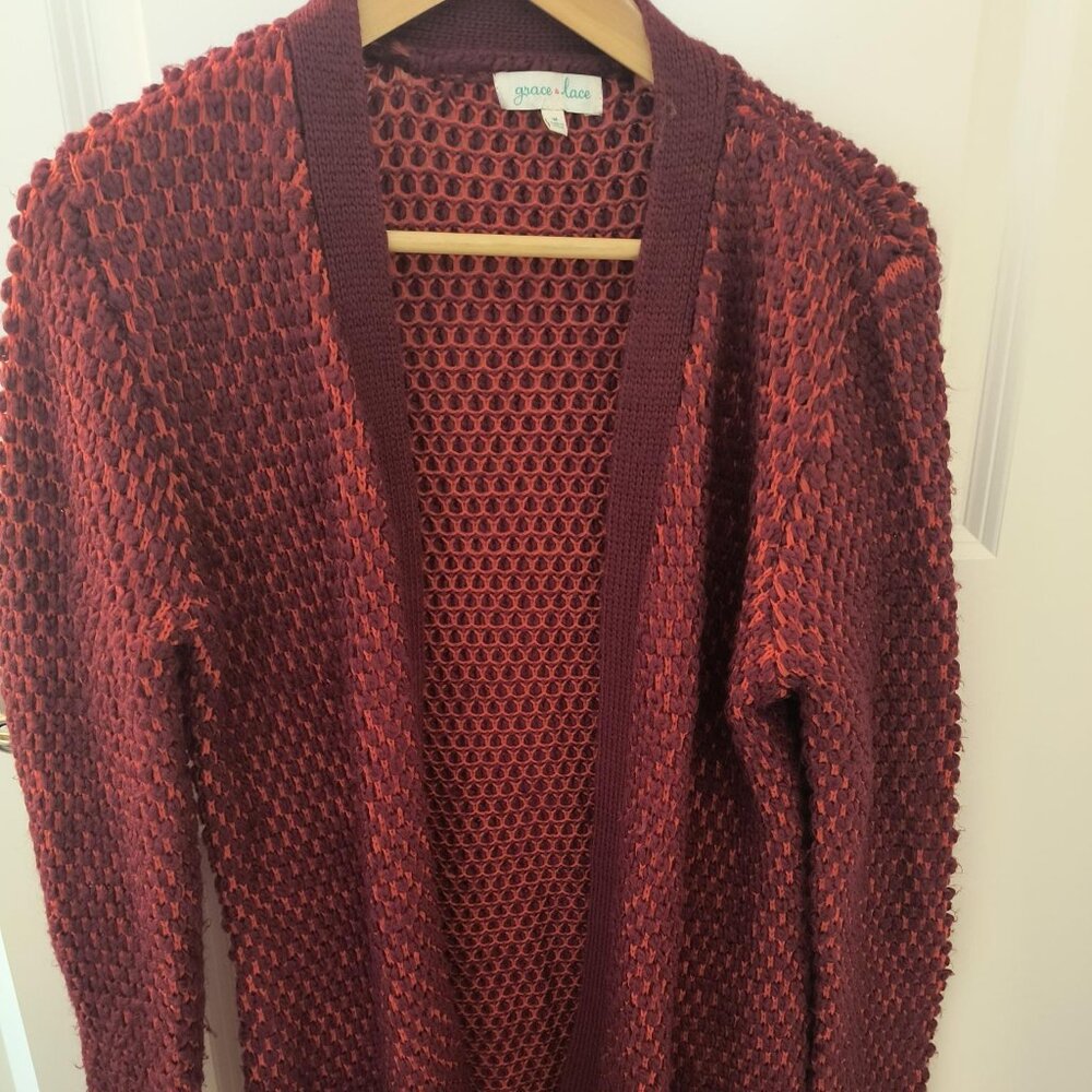 ✨ 3 for‎ $15 SALE ✨Grace & Lace cardigan - Sz Medium